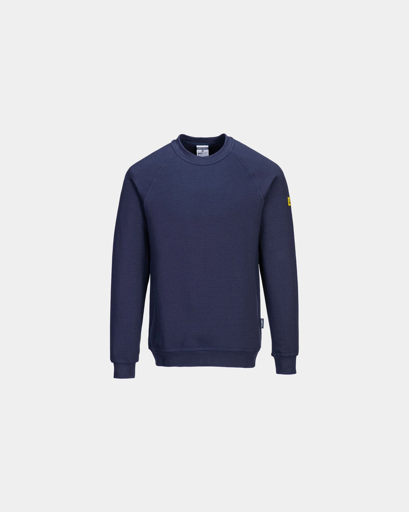 Felpa antistatica ESD poliestere 195g da personalizzare - Blu Navy